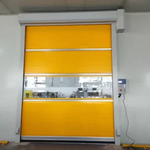 Industrial Automatic High-Speed PVC Fabric Rolling Shutter Door Waterproof for Warehouses and Logistics
