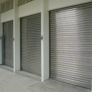 Industrial Dustproof Aluminum Alloy Automatic Speed Roller Shutter Door for Warehouse and Workshop