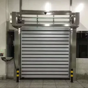 Industrial Electric Aluminum Alloy Fireproof Rolling Shutter Door for Fast Entry and Exit, Supplier
