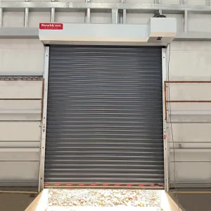 Industrial Electric Galvanized Stainless Steel Metal Rolling-up Doors Windproof Roller Shutter Garage Door