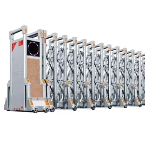 Industrial Electric Retractable Aluminum Alloy Sliding Driveway Gate for Schools