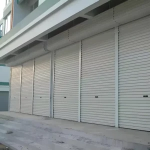 Industrial Heavy-Duty Galvanized Steel Automatic Roller Shutter Door for Warehouse, Waterproof