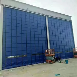 Industrial High-Speed Rolling PVC Sliding Door, Fast-Folding Interior and Outdoor Use