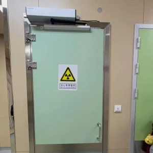 Industrial Lead-Lined Automatic Radiation Protection Door For X-Ray Nuclear Medicine and CT Rooms