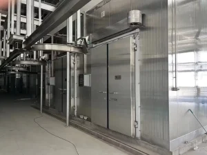 Industrial Manual Hinged Insulated Steel Freezer Door for Cold Storage