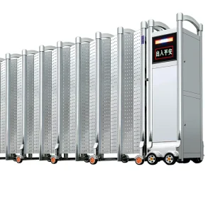 Industrial Outdoor Electric Operated Telescopic Retractable Gate