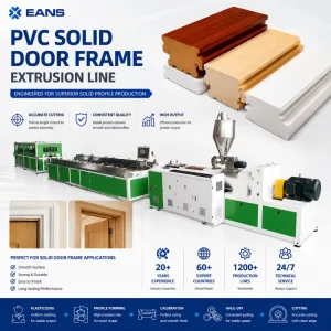 Industrial PVC Solid Door Frame Making Machine
