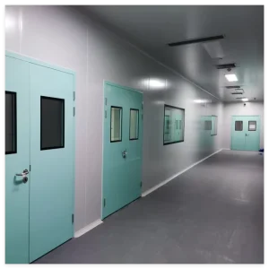 Industrial Prefabricated Airtight Electric Interlock Stainless Steel Door with Thermal Insulation for Cleanroom