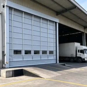 Industrial Remote-Control High-Speed PVC Roll-Up Door Wind Resistant for Warehouse Garage