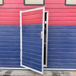 Industrial Sectional Door with Steel Panels and PU Foam Core for Cold Storage and Logistics Centers