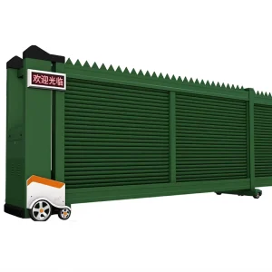 Industrial Site Security Automatic Electric Linear Translation Telescopic Sliding Gate