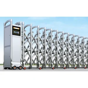 Industrial Stainless Steel Automatic Retractable Anti-Theft Gate for Warehouses Villas and Parks