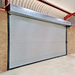 Industrial Steel Automatic Roller Shutter Warehouse Door Windproof Waterproof Anti Theft Security