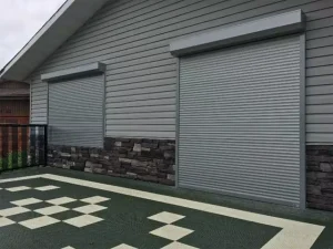Industrial Steel Electric Motorized Roll-Up Door for Warehouse and Factory Wind Resistant Fireproof Custom