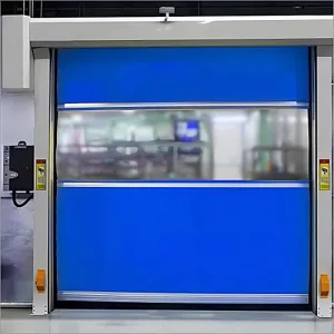 Industrial Steel Roller Shutter Door, Windproof, Noiseless, Hospital and Warehouse Use