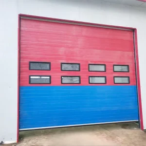 Industrial Steel Windproof Security Rolling Pull Roller Shutter Warehouse Door with Finished Surface