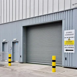 Industrial Steel Windproof Security Rolling Shutter Warehouse Door