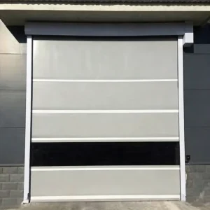 Industrial Waterproof Flexible Self-Repairing PVC Roller Shutter Door, Windproof, for Air Showers and Clean Rooms