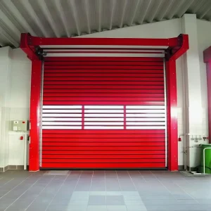 Industrial Windproof Hurricane-Proof Fast-Opening Aluminum Alloy Rolling Shutter for Warehouse Doors