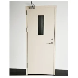 Inflatable-Sealed Fire-Retardant Steel Airtight Door with Panic Bar for Emergency Exit