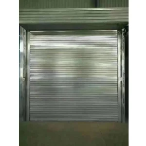Inorganic Wrought Iron Fireproof Rolling Shutter Door for Malls and Warehouses