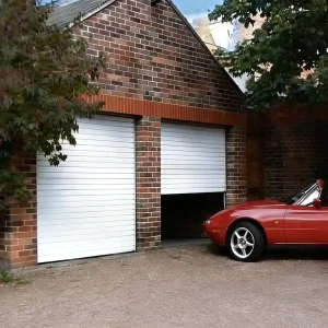 Insulated Aluminum and Stainless Steel Automatic Roller Shutter Garage Door with Fingerprint Access