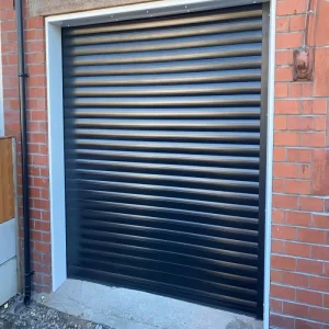 Insulated Anti-Theft Steel Industrial Door, Automatic Electric Remote Control, Sectional Overhead, Windproof