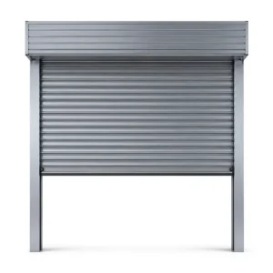 Insulated Fire-Resistant Steel Rolling Shutter Door with Smoke-Proof Sealed Guide Rail System