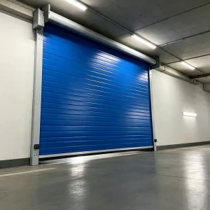 Insulated PVC High-Speed Roller Shutter Door for Cold Storage, Automatic Impact Repair