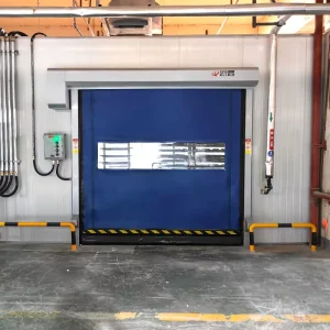 Insulated PVC High-Speed Roller Shutter Door for Industrial Warehouses and Workshops