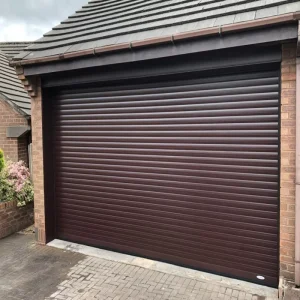 Insulated Smart Remote-Controlled Rolling Shutter Door for Modern Residential Garages