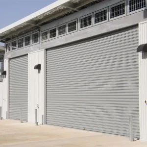 Insulated Steel Roller Shutter Door, Windproof, Fiberglass, for Garages and Warehouses