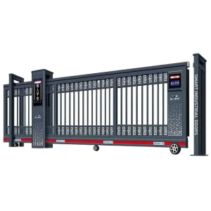Intelligent Electric Aluminum Segment Sliding Gate with Remote Control for Residential and Industrial Use