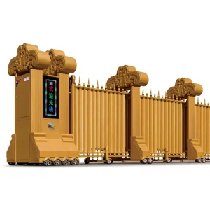 Intelligent Retractable Gate Electric Collapsible Gate Automatic Security Gate Factory School Gate