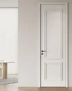 Interior Door 3 Panel White Primed Solid Core MDF Prehung Shaker Bedroom