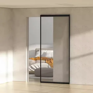 Interior Glass Sliding Wall Pocket Door for Houses, Apartments, and Hotels