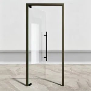 Interior Office Frameless Tempered Glass Door Privacy Glass Frosted Glass Casement Door