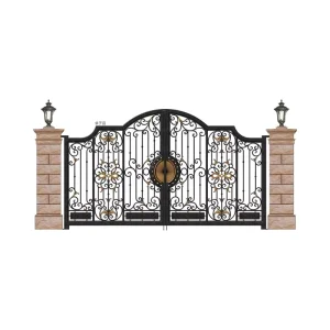 Iron Gates Wrought Iron Gate Designs for Courtyards Villas Outdoor Spaces Schools Hotels Parks Hospitals Iron Garden Gate