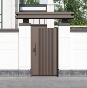 Iron Single Door Villa Courtyard Main Entrance Gate