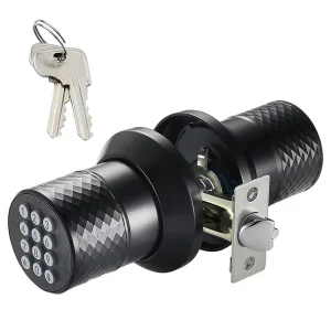 Keyless Entry Smart Deadbolt Door Lock with Magnetic Key, RFID, and Combination Access