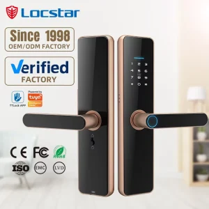 Keyless Smart Door Lock with App, Fingerprint and Password