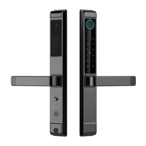 L208 Fingerprint Waterproof Aluminum Smart Door Lock for Steel Wood Glass Doors with WiFi SDK Cloud Data Storage
