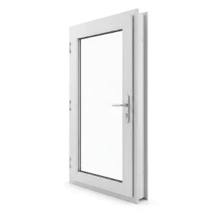 Laminated Glass Inward-Swing Door with Stainless Steel Frame for Villa Entry