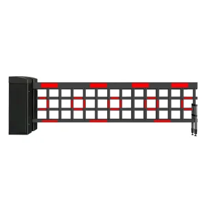 Large Heavy-Duty Barrier Gate with Brushless Motor, IC/RFID Access Control, IP54 Protection, 6 m Straight Arm for Freight