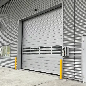 Large Insulated Aluminum Alloy High-Speed Automatic Spiral Roller Shutter Door