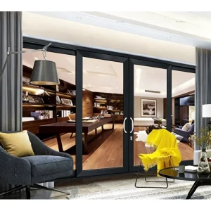 Large Size Aluminum Sliding Door System Double Glazed Glass for Villa and Apartment