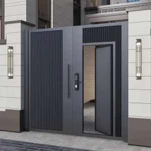 Latest Design Courtyard Gate House Gate Design Villa Main Entrance Gates Electric Modern Aluminum Gates