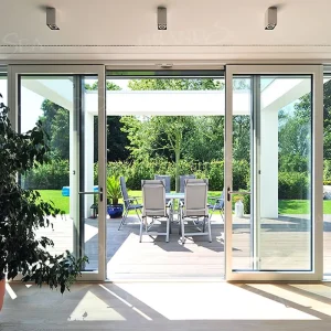 Latest Design High Quality Glass Panel Home Indoor Sliding Glass Door Outdoor Courtyard Garden Sliding Door Soundproofing