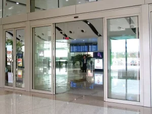 Light-Duty Glass Sliding Sensor Door for Hospital and Hotel Use