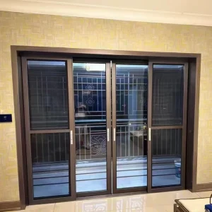 Lightweight Aluminum Glass Sliding Door for Exterior Interior Balcony Use